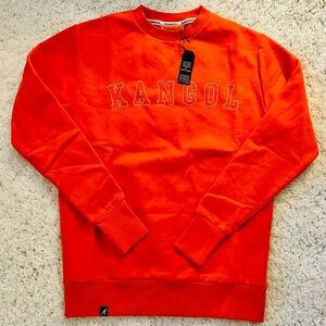 Kangol Men's Bright Orange Crewneck Sweater